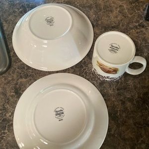 Spode Woodland Quail Set